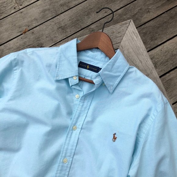 ralph lauren long sleeve button down shirts